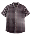 Ecko Unltd. Mens Plaid Ss Button Up Shirt, TW1