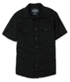 Ecko Unltd. Mens Ss Solid Poplin Button Up Shirt