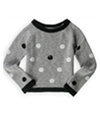 Justice Girls Polka Dot Sequin Knit Sweater