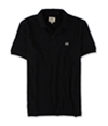 Ecko Unltd. Mens Wallburner Solid Color Rugby Polo Shirt black1 XS
