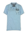 Ecko Unltd. Mens Raw And Uncut Eu 1972 Logo Rugby Polo Shirt