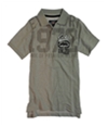 Ecko Unltd. Mens 1972 Premium Wears Rugby Polo Shirt htrgrey XS