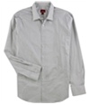 Alfani Mens Stretch Geomet Button Up Dress Shirt navywhite 15-15.5