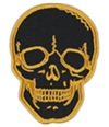 I-N-C Unisex Skull Decorative Sewing Patch black One Size
