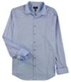 Alfani Mens Stretch Button Up Dress Shirt ltblue 17-17 1/2