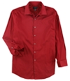 Alfani Mens Stretch Button Up Dress Shirt red 16-16 1/2