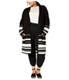 Style & Co. Womens Long Cardigan Sweater black 1X