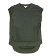 bar III Womens Ribbed Trim Pullover Sweater nativegreen XS