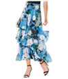 I-N-C Womens Ruffled Tiered Floral Maxi Skirt