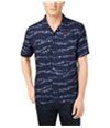 American Rag Mens Tiger Stripe Button Up Shirt