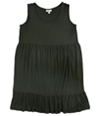 Style & Co. Womens Ruffle Hem Jersey Dress
