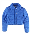 Bar Iii Womens Cropped Puffer Jacket