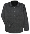 Alfani Mens Dotted Button Up Shirt, TW1
