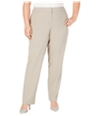 Nine West Womens The Modern Casual Trouser Pants ltbrown 22W/31