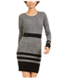 Bcx Womens Striped Sweater Dress, TW2