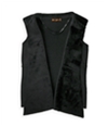 Belldini Womens Contrast Faux Fur Vest