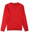 Alfani Mens V-Neck Knit Sweater cherrycandy S