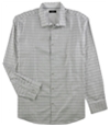Alfani Mens Monty Herringbone Button Up Shirt