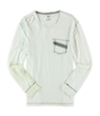 bar III Mens Solidl Henley Shirt whitepure 2XL
