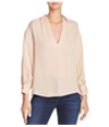 Joie Womens V-Neck Peasant Blouse