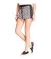 Joe & Elle Womens Printed Lace-Trim Casual Mini Shorts