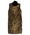 Ralph Lauren Womens Cheetah Sheath Dress