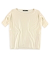 Ralph Lauren Womens Foil Knit Basic T-Shirt