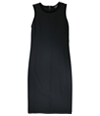 Ralph Lauren Womens Sleeveless Velvet Trim Cocktail Dress