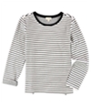 maison Jules Womens Stripes Embellished T-Shirt blackcombo XS