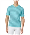 Club Room Mens Striped Henley Shirt, TW2