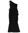 Ralph Lauren Womens One Shoulder Gown Dress