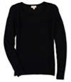 maison Jules Womens Illusion Knit Sweater deepblack XXS