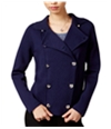 Maison Jules Womens Double Breasted Pea Coat, TW1