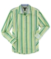 I-N-C Mens Striped Button Up Shirt, TW1