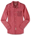 Marc Ecko Mens Utility Ox Ls Button Up Shirt red M