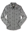 Ecko Unltd. Mens Hell Bent Allover Button Up Shirt