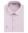 Kenneth Cole Mens Techni-Cole Button Up Dress Shirt roseqquartz 17.5