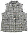 Charter Club Womens Printed Quilted Vest, TW2