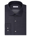 Calvin Klein Mens Non-Iron Button Up Dress Shirt navy 17