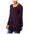 Style & Co. Womens Lace Insert Knit Sweater, TW1