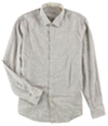 Tasso Elba Mens Linen Button Up Shirt, TW3