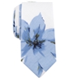 bar III Mens Dylan Floral Self-tied Necktie white One Size
