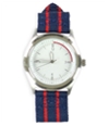 Aeropostale Mens Striped Band Round Casual Watch