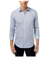 Calvin Klein Mens Pixel Houndstooth Button Up Shirt