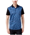 Calvin Klein Mens Scribble Rugby Polo Shirt submerge S