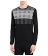 Calvin Klein Mens Grid Pullover Sweater
