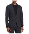 Calvin Klein Mens Textured One Button Blazer Jacket