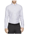 Calvin Klein Mens Heather Blocked Button Up Shirt