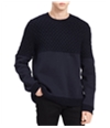 Calvin Klein Mens Mixed Media Pullover Sweater