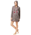 Jenni Womens Hooded Printed Pajama Sleep T-Shirt, TW2